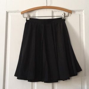 American Apparel Pleated Gore Mini Skirt